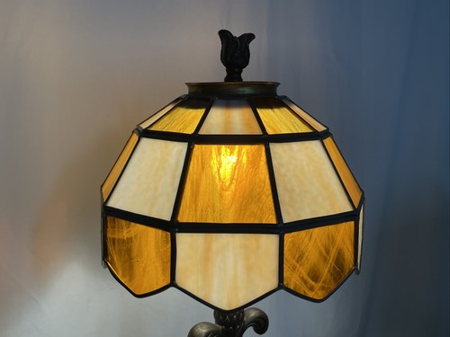 Antique vtg lamp shade - 11",
