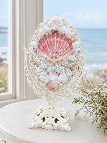 Handmade seashell and pearl - handmade,