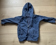 12-18 month next boys blue hoodie