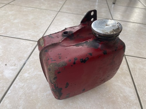 Vintage motorcycle oil tank - vintage,