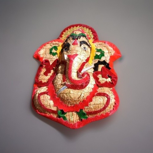 Vintage lord ganesha coconut - ganesha,