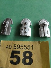 WARHAMMER FANTASY `METAL BITS` (THREE) TOMB KINGS-TOMB GUARD SHIELDS (UNPAINTED)