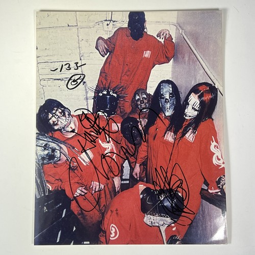 Autographed slipknot 1999 - autographed,