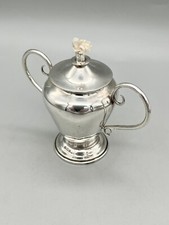 EDWARDIAN STERLING SILVER TABLE LIGHTER, A & J ZIMMERMAN, BIRMINGHAM, 1907