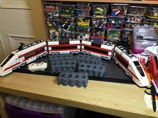 LEGO Passenger Train 7897 4 Car MOC Set - Converted to POWER UP