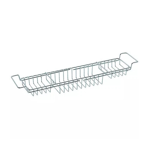 Chrome extending bath rack - extending,