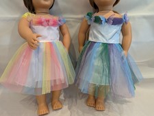 18" Dolls Butterfly Dress  ~