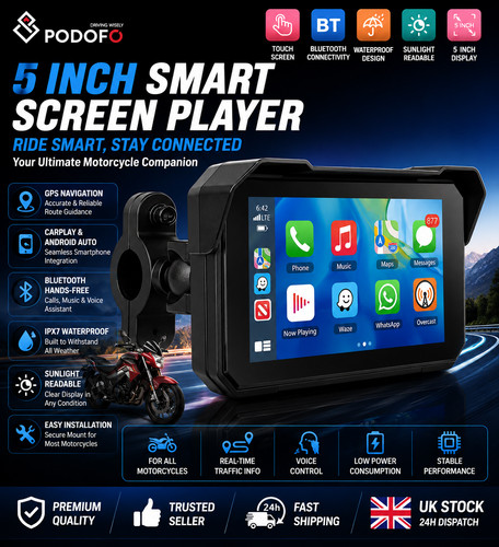 Motorcycle gps sat - 5",