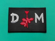Rock Music Sew / Iron On Embroidered Patch:- Depeche Mode (a)