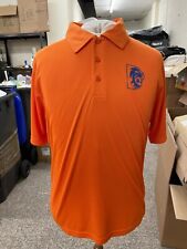 Durham Cricket Unisex Polyester Orange Polo Shirt Size Medium - Free P&P