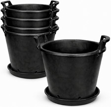 5 x 30L Large Plant Pots +