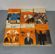 Penguin Books Paperback Vintage Novel Classics - 1962-65 Orange and White