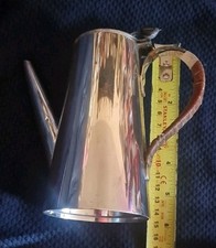 Harrods Silver Plate Expresso Coffee Pot Worn But Quality.
