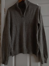 Mens Pure  Lambswool Jumper.Size L. Putty Colour From M&S ,New.Unwanted Gift