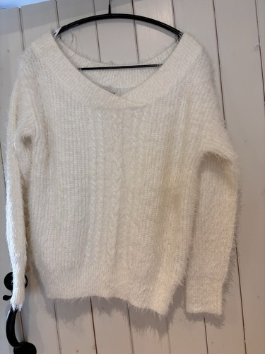 Lipsy size white jumper - size,