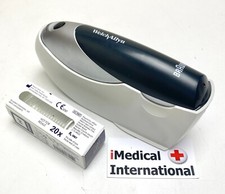 WELCH ALLYN BRAUN PRO4000 THERMOSCAN EAR THERMOMETER + BOX OF EAR CAPS PRO6000