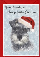 Miniature Schnauzer Dog A6 (4"