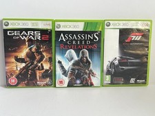 3x Microsoft XBOX 360 Games Bundle Certs Pegi 3, 15 & 18