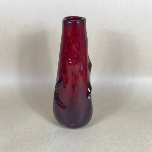 Vintage whitefriars red - red, glass