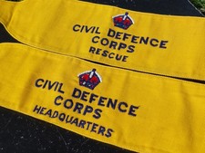 Pair of Civil Defence Corps