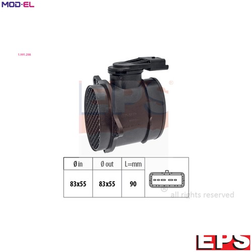 Mass air flow sensor - sensor, 1.991.298