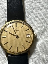 Vintage Elgin Automatic Swiss made Gold tone watch. Running Great!!!