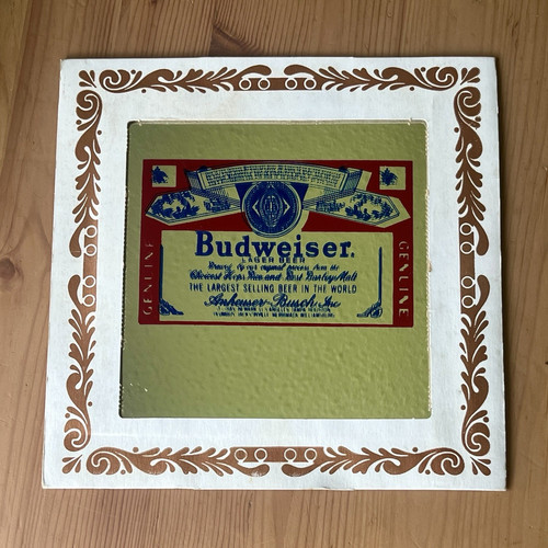 Budweiser mirrored beer - mirrored,