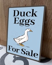 Duck Eggs For Sale, Vintage Style New Metal Sign for Farm, Drive, Garden, Gate,