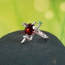 Natural Garnet & Tsavorite