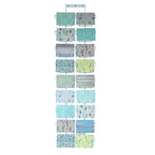 Postcard Wall Mounted Wire Card Rack 18 Pockets Landscape for Postcards (Q9)