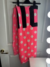 PINK Victoria’s Secret Pink Fleece Throw Blanket RARE Style polka dot cosy 