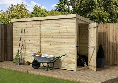 Empire 2000 pent garden shed - pent,