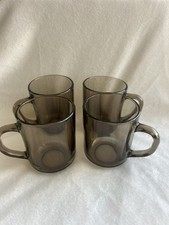Vintage arcoroc Smoked Glass