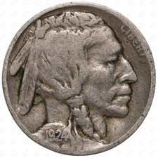 1924 USA Buffalo Nickel 5