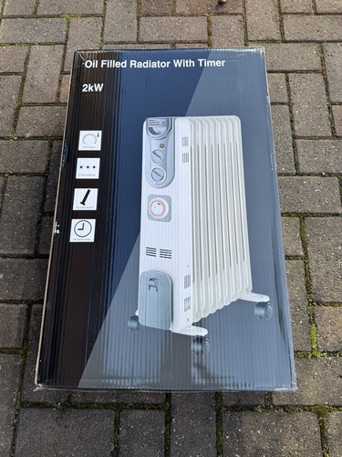 Oil filled radiator - filled, for