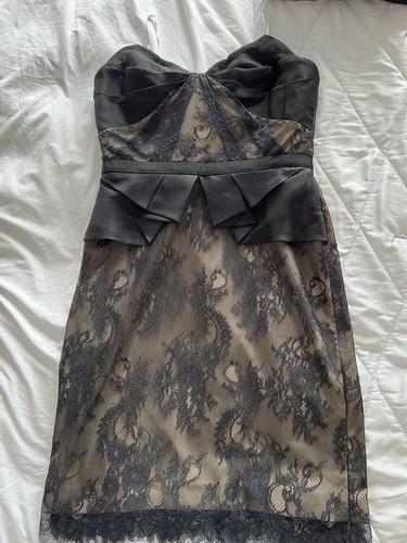 Marchesa notte black dress - black,