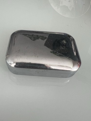 Vintage silver tone metal - silver,