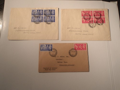 First day covers 3rd may - first, =