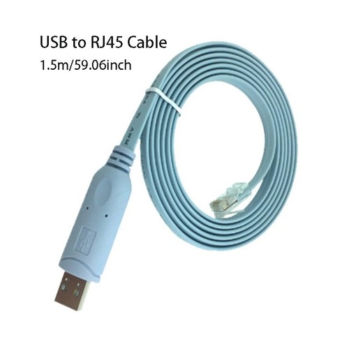 Blue usb rj45 serial - 1.8m,