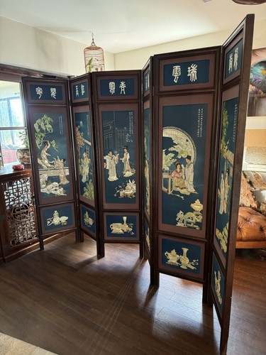 Antique oriental laquered - laquered, 6