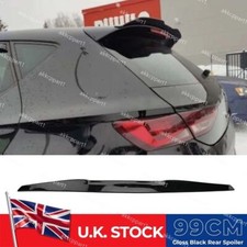 39" For Seat Ibiza Arona Leon Rear Trunk Wing Spoiler Roof Boot Lip GLOSSY BLACK