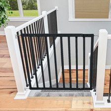 Safetots Baby Gate Top Of The Stairs Gate Multiple Colours Range 62.5 - 106.8cm