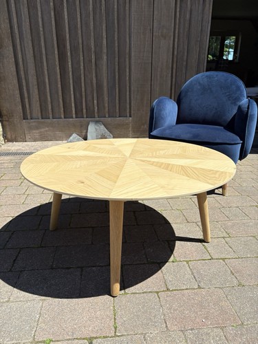 Sunburst coffee table navy - coffee, &