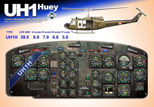 Uh1 huey cockpit instrument - cockpit,