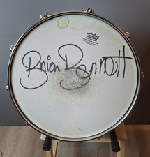 Brian Bennett Signed Snare