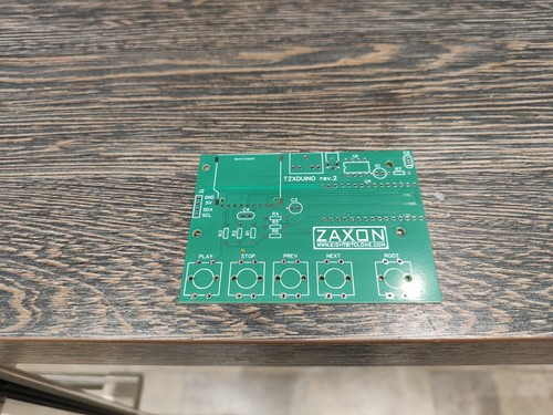 Tzxduino printed circuit board - tzxduino,