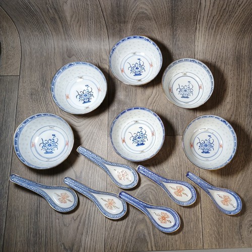 Set chinese porcelain soup - chinese,