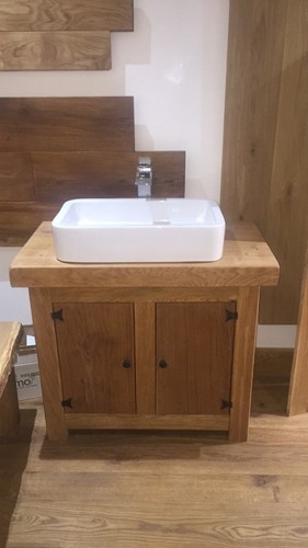 Oak wash stand unit - oak,