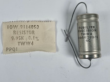 Dubilier Precision Resistor TWW4 9.95KΩ  ±0.1% SC NOS 10W - 9114050 - UK Ex-MOD