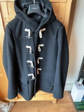 Men’s ASOS Duffle Coat Well Loved Black Medium Chest 38”/40” 